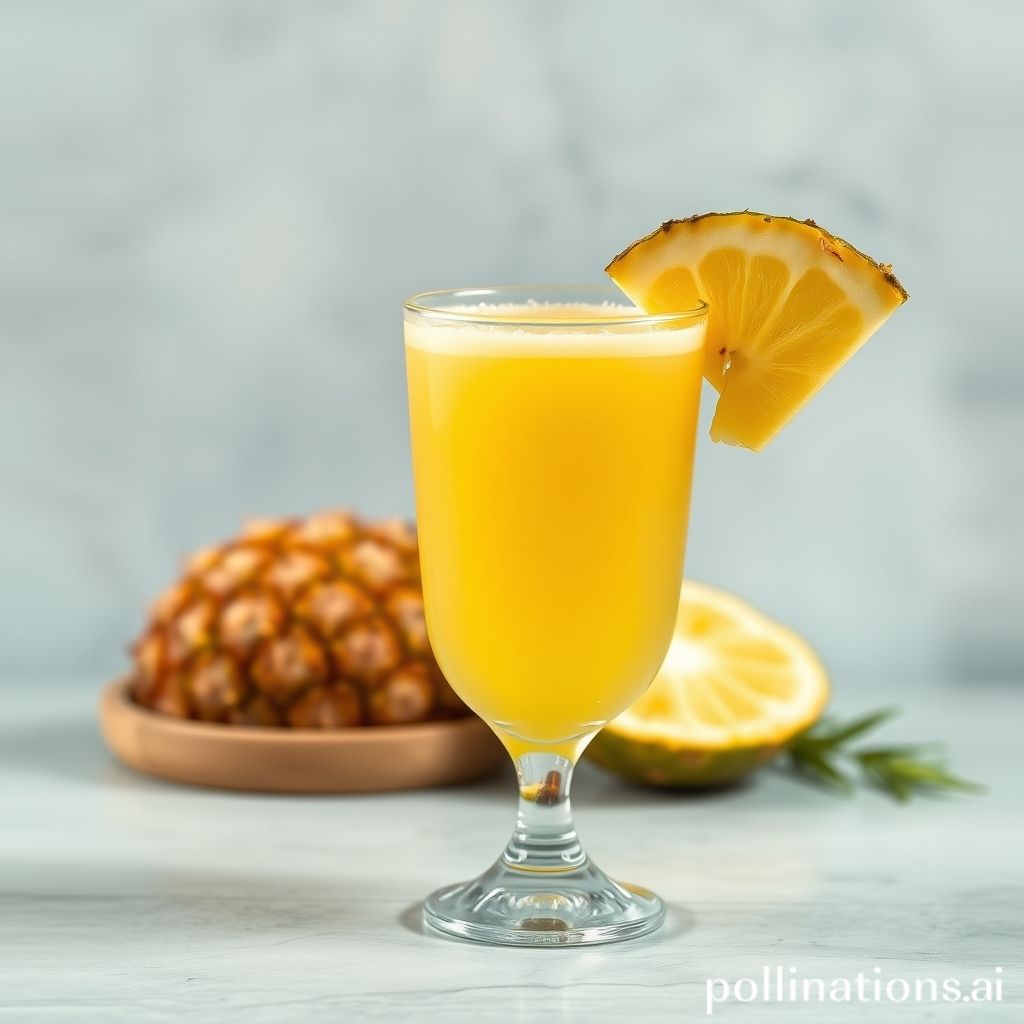 Pineapple Juice at Night Enhancing Sleep Quality and Overall Health